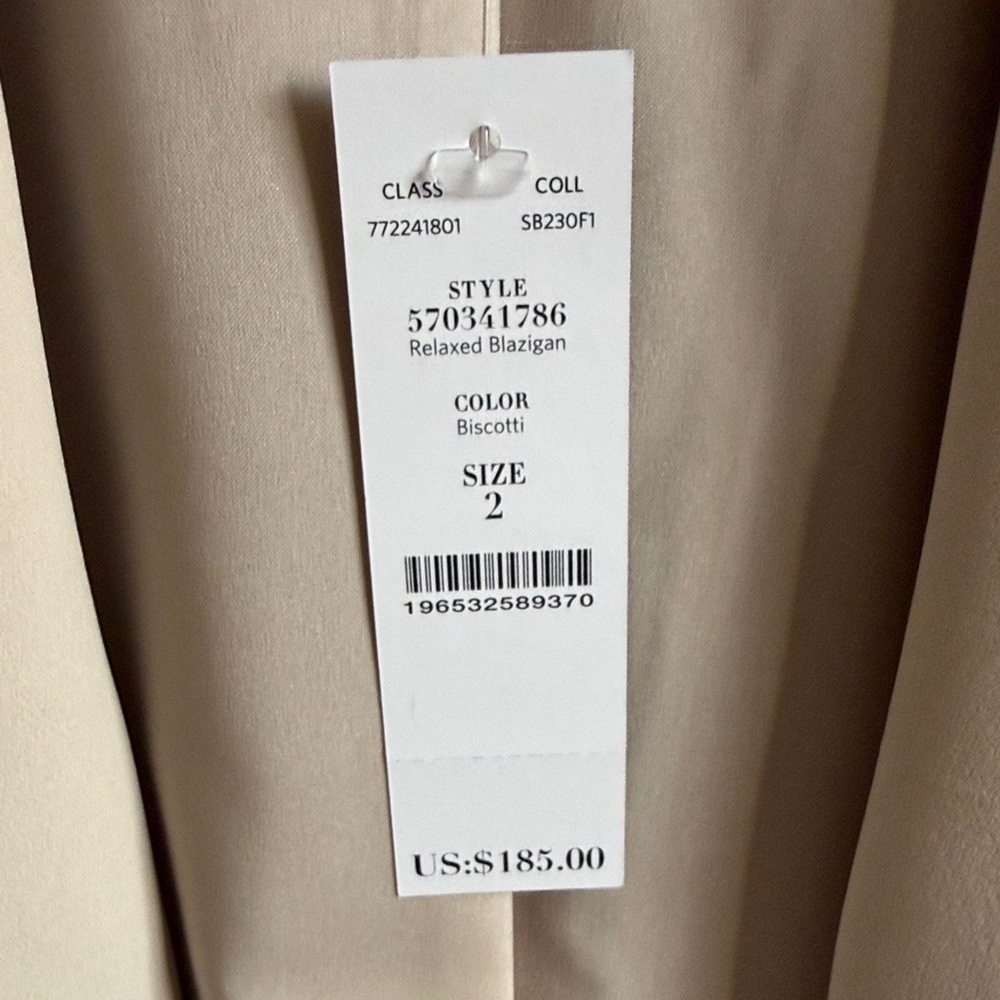 White House Black Market Biscotti-Colored Blazer - Picture 5 of 7